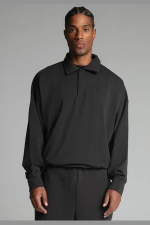 SikSilk Heren Trui Gewassen Zwart XS
