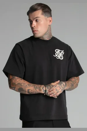 SikSilk Heren T Shirt Zwart S