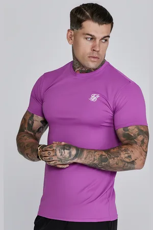 SikSilk Heren Roze Spierpasvorm T-shirt S