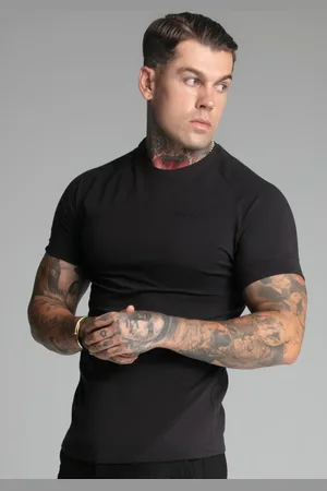 SikSilk Heren T Shirt Zwart XS