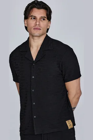SikSilk Heren Hemd Zwart XS