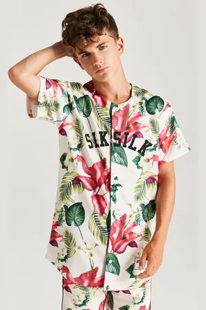 SikSilk Retro tropics honkbal jersey - 11-12 YRS