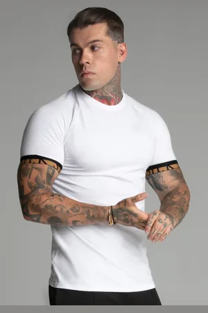 SikSilk Heren T Shirt Wit XS