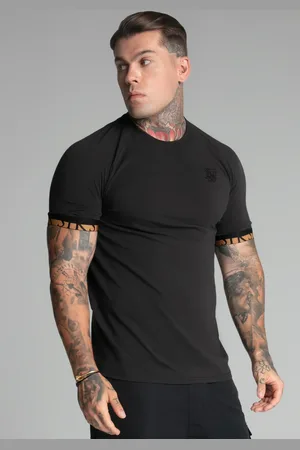 SikSilk Heren T Shirt Zwart XS