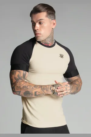SikSilk Heren T Shirt Ecru XS