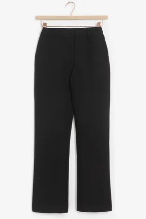 Sissy-Boy Zwarte mid waist straight leg pantalon
