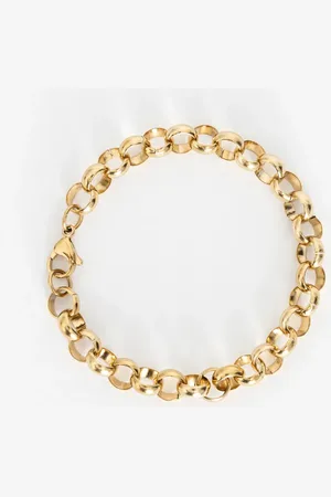 Sissy-Boy Gold plated armband met grote schakels