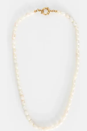 Sissy-Boy Gold plated ketting met parels