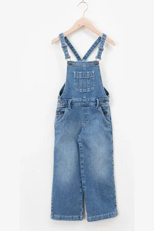 Sissy-Boy Blauwe denim tuinbroek