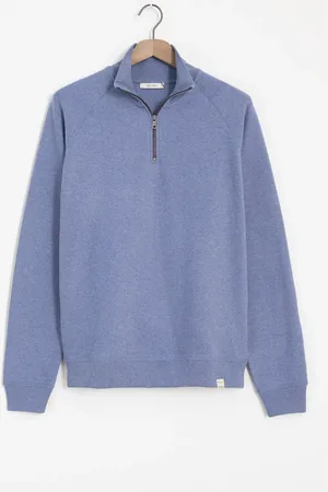 Sissy-Boy Blauwe sweater met rits