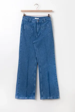 Sissy-Boy Brovary blauwe high waist wide leg jeans