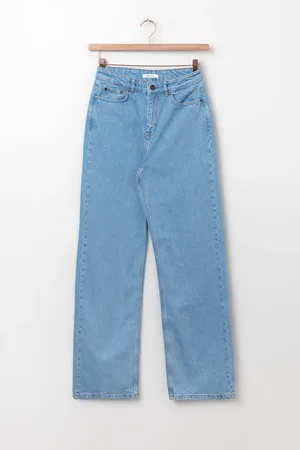 Sissy-Boy Belize blauwe high waist wide leg jeans
