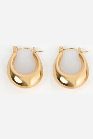 Sissy-Boy Gold plated ronde oorbellen