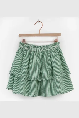 Sissy-Boy Gestreepte ruffle rok
