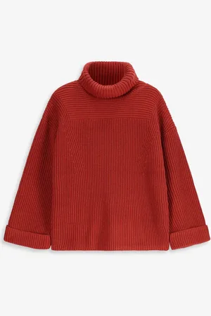 Sissy-Boy Donkerrode trui met turtle neck