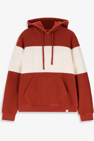 Sissy-Boy Donkerrode colourblock hoodie