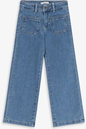 Sissy-Boy Blauwe denim jeans met opgestikte zakken