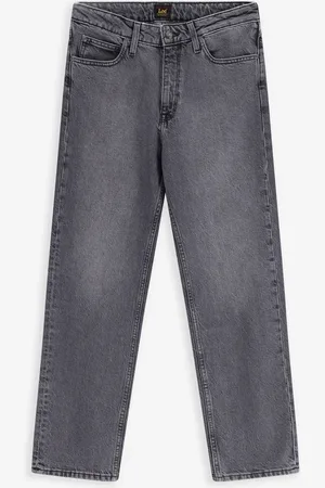 Lee Carol Grijze High Waist Straight Jeans