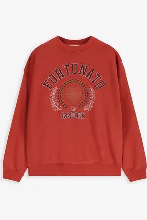 Sissy-Boy Rode sweater met print