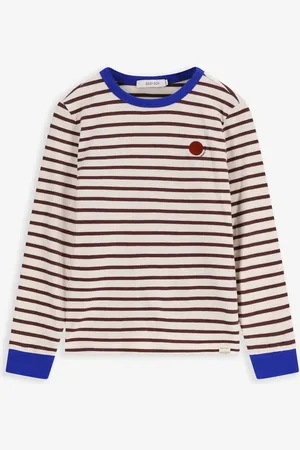 Sissy-Boy Beige met gestreepte longsleeve