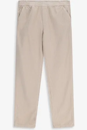 Sissy-Boy Beige mid-rise broek met ribcord