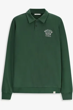 Sissy-Boy Donkergroene polo sweater
