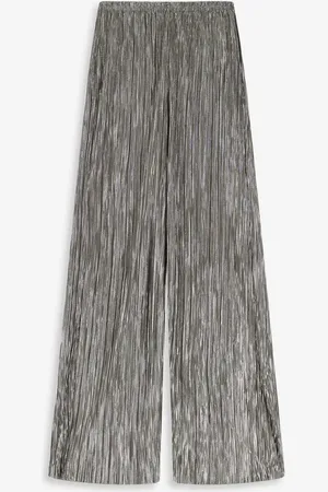 Sissy-Boy Lichtgroene high rise plissé broek