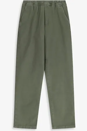 Sissy-Boy Groene mid-rise chino met elastische taille