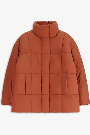 Sissy-Boy Bruine quilted puffer jas
