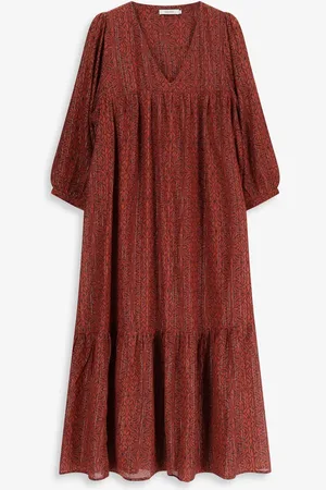 Sissy-Boy Rode maxi jurk met V-hals