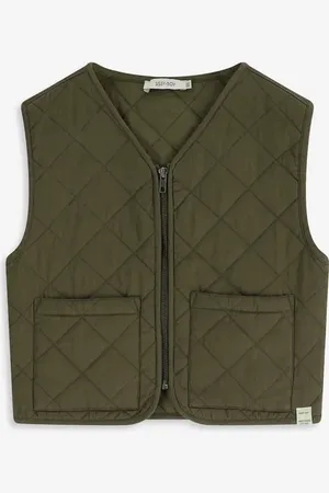 Sissy-Boy Donkergroen quilted gilet