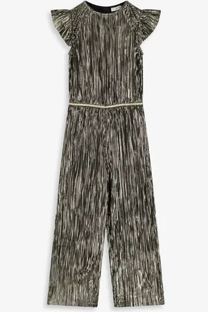 Sissy-Boy Goudkleurige plissé jumpsuit