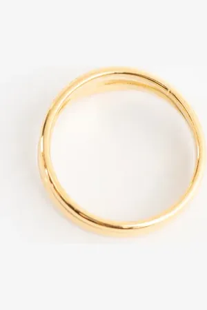 Sissy-Boy Gold plated dubbele ring