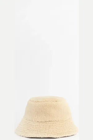 Sissy-Boy Beige reversible teddy en rib bucket hat