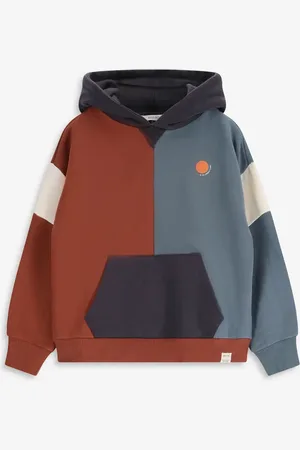 Sissy-Boy Blauwe colourblock hoodie