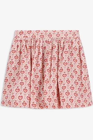 Sissy-Boy Lichtroze rokje met hartjes print