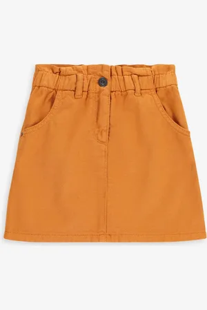 Sissy-Boy Oranje korte denim rok