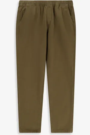Sissy-Boy Donkergroene mid-rise chino met elastische taille