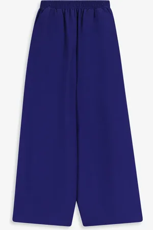 Sissy-Boy Donkerblauwe high waist wide leg broek