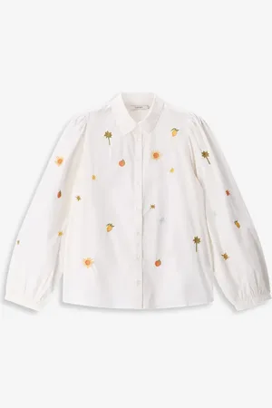 Sissy-Boy Witte blouse met embroidery