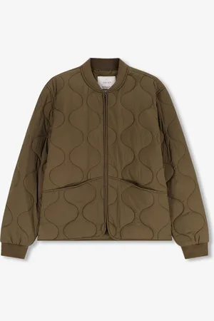 Sissy-Boy Donkergroene quilted jas