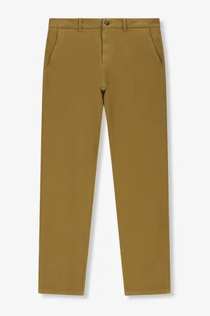 Sissy-Boy Groene mid-rise chino met elastische taille