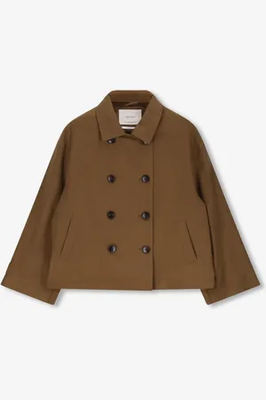 Sissy-Boy Bruine korte trenchcoat