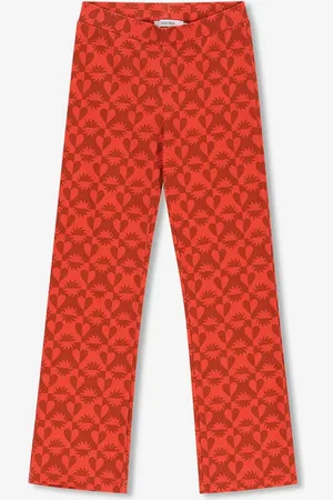 Sissy-Boy Rode straight leg legging met print