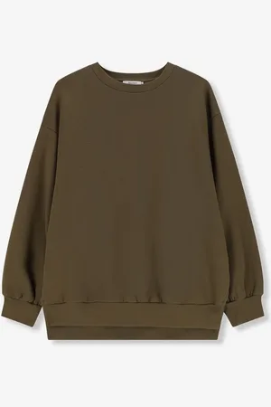 Sissy-Boy Donkergroene oversized sweater