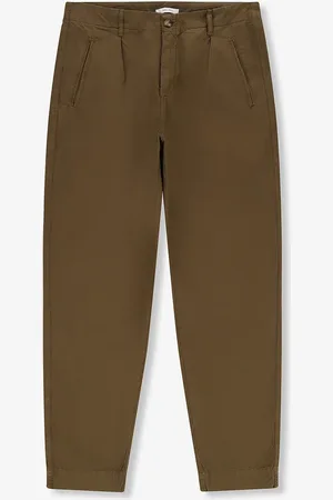 Sissy-Boy Donkergroene mid-rise chino broek