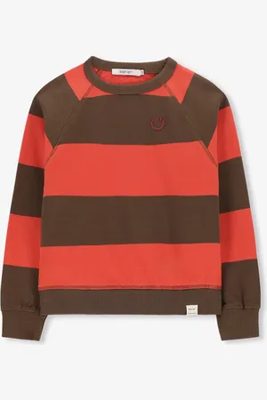 Sissy-Boy Donkergroene gestreepte sweater