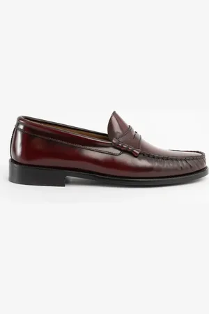 Sissy-Boy Donkerrode leren loafers