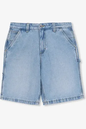 Lee Lichtblauwe loose fit denim short