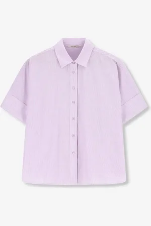 Sissy-Boy Lichtpaarse blouse met strepen